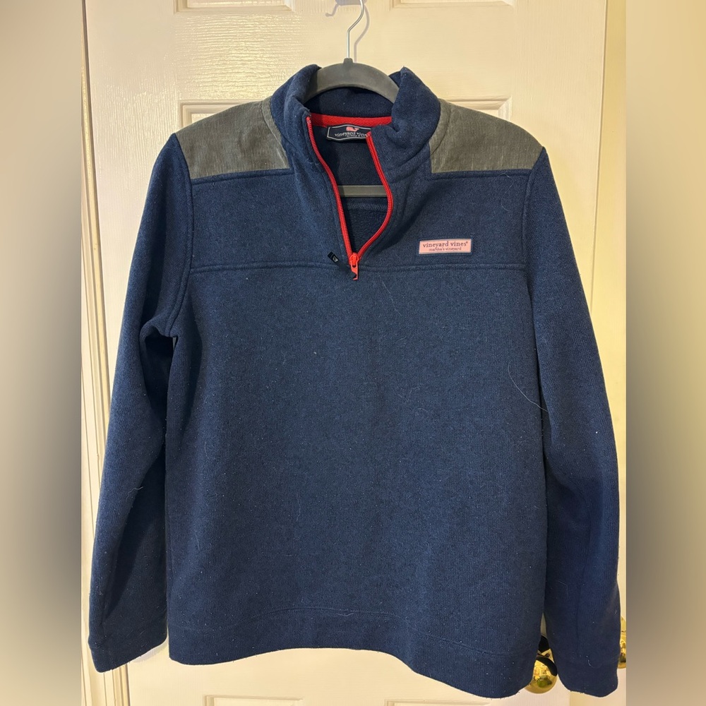 Boys Vineyard Vines Quarter Zip sz XL